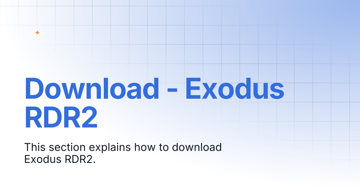 Download - Exodus RDR2 | Documentation | Clutch Keys Docs